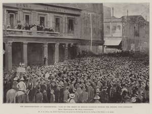 The Demonstrations at Johannesburg by Henry Charles Seppings Wright